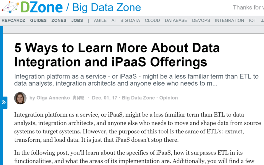 5 Ways to Learn More About Data Integration and iPaaS Offerings