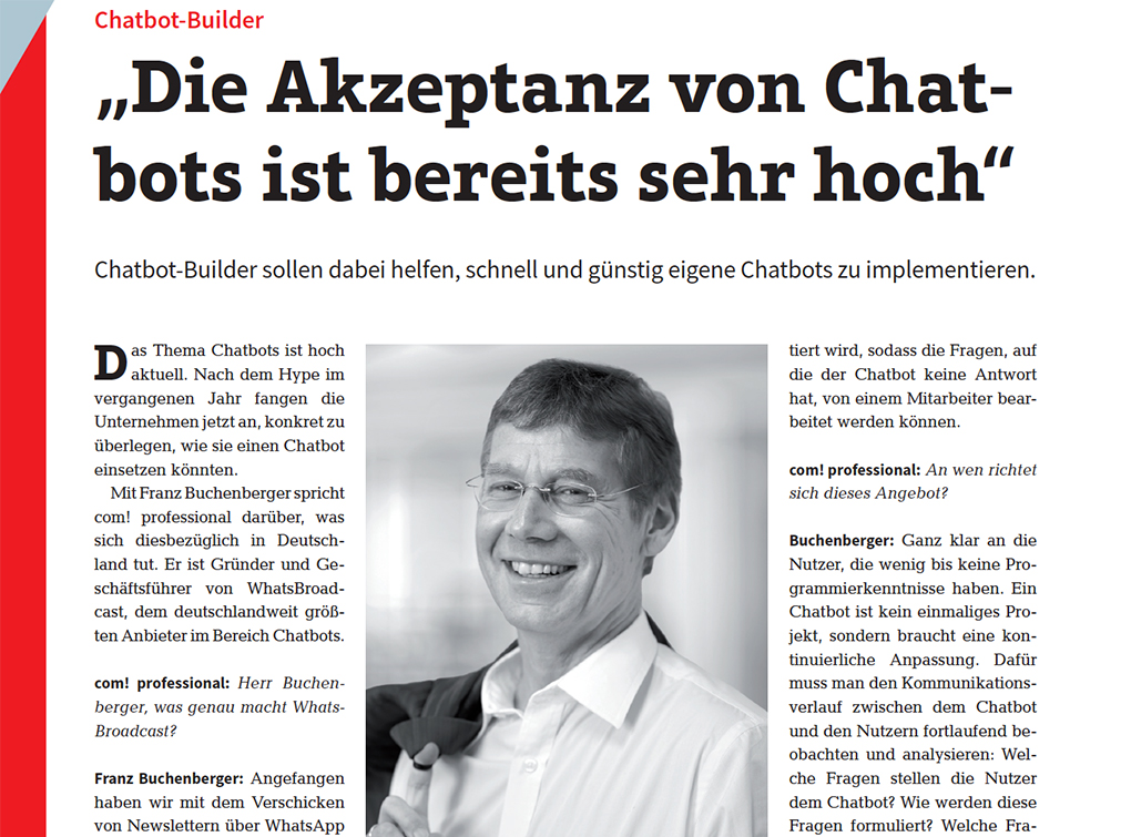 Chatbot-Builder für Chatbots